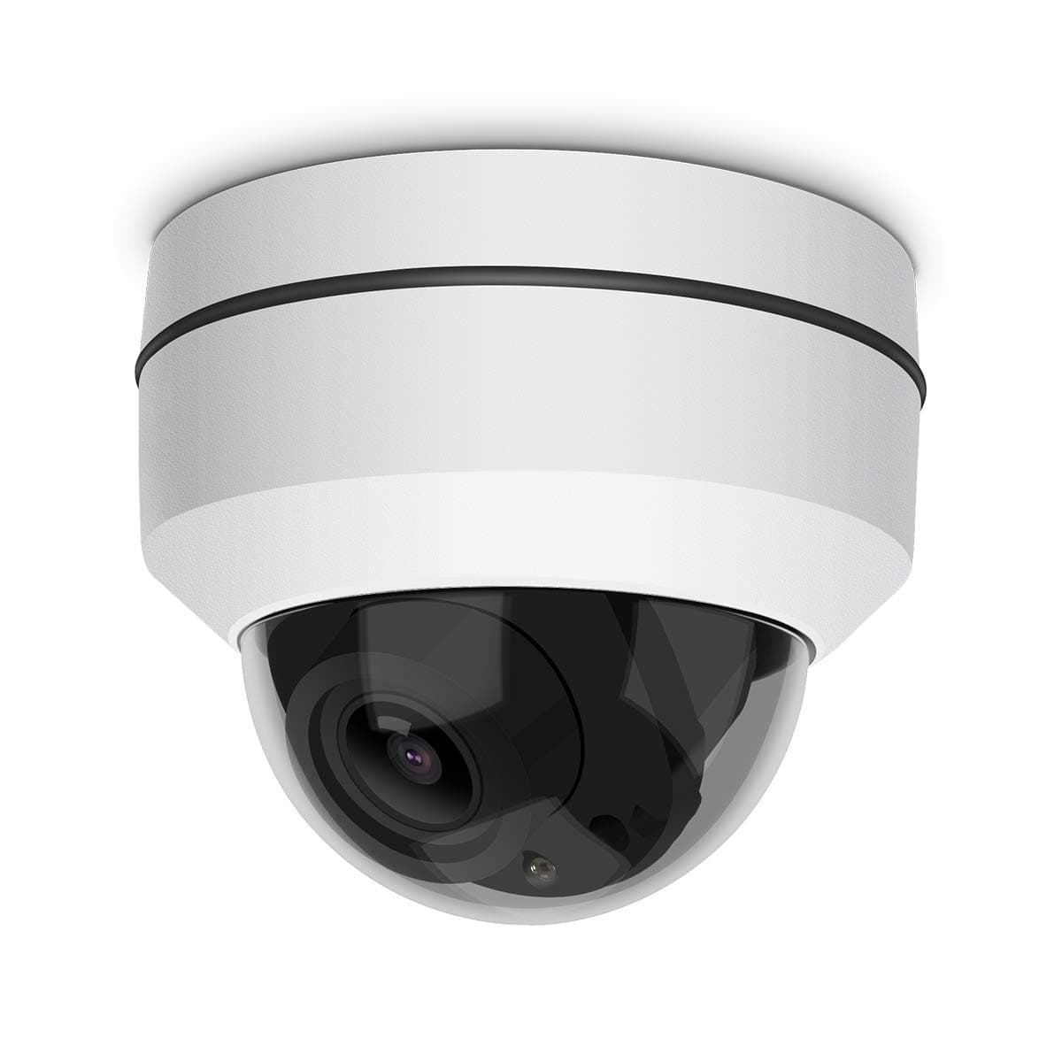 LEFTEK POE PTZ Camera Ultra HD 5.0 MP(2592x1944Pixel) MINI IP PTZ Camera 3X Zoom 3.5-10.5mm 65FT IR Distance 2.5'' CCTV Security Camera Outdoor IP66 Weatherproof Camera (5MP IP PTZ With PoE)