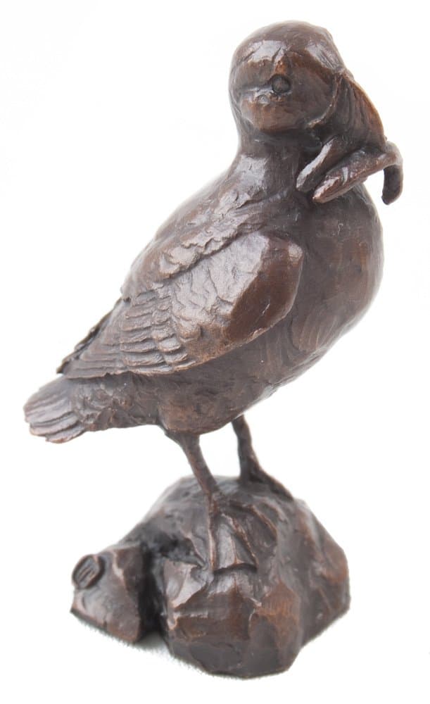 Ltd Ed Hot Cast Bronze Sculpture Atlantic Puffin Bird