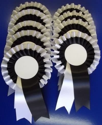 Black & White Rosettes