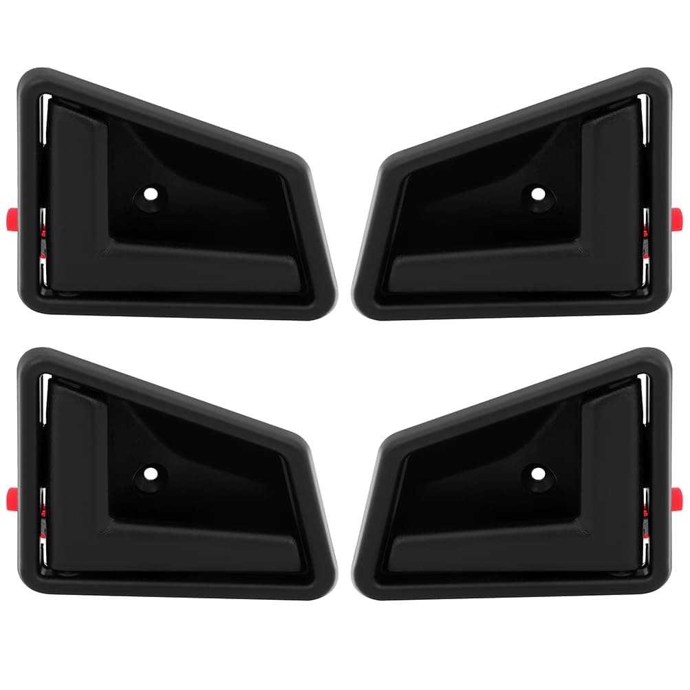OCPTY Door Handles Interior Driver Passenger Side Replacement fit 1989-1998 for Suzuki Sidekick Inside Door Handles Texture Black(4pcs)