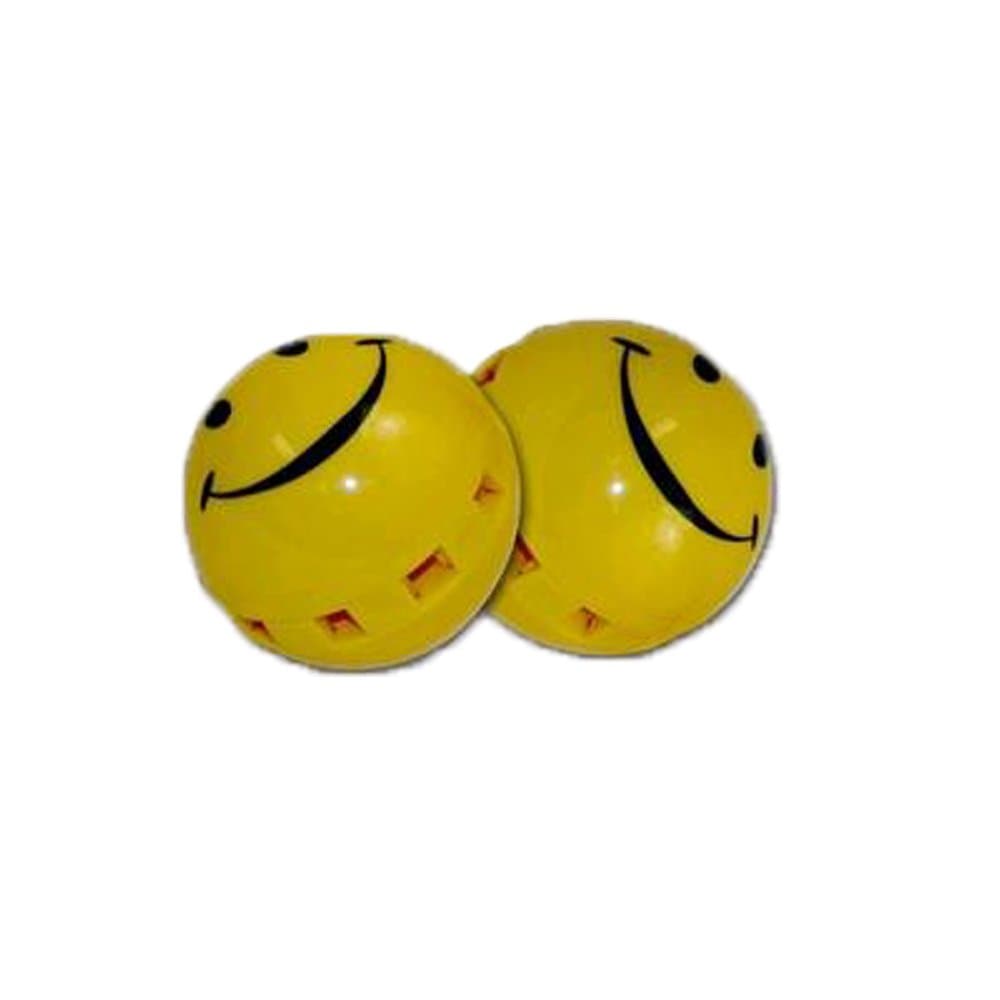 Sneaker Balls Fresh DEODORIZING Shoes Freshener Clean Scent Odour Blocker for Shoes/Trainers, Gym Bags, Lockers. Small Air Freshener Smiley Smile Yellow Emoji Face Funny Animated