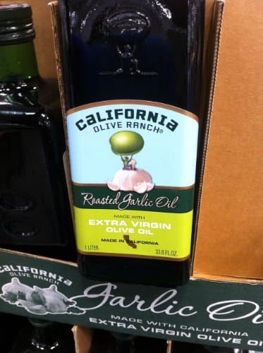 California Garlic Extra Virgin Olive Oil 1 Ltr. - 33.8 Fl Oz. Bottle (6 Bottles)