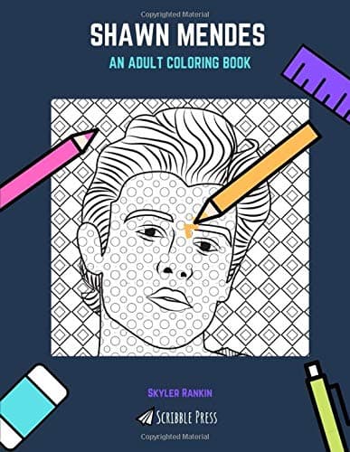 SHAWN MENDES: AN ADULT COLORING BOOK: A Shawn Mendes Coloring Book for Adults (Scribble Press) Paperback – 26 Sept. 2018