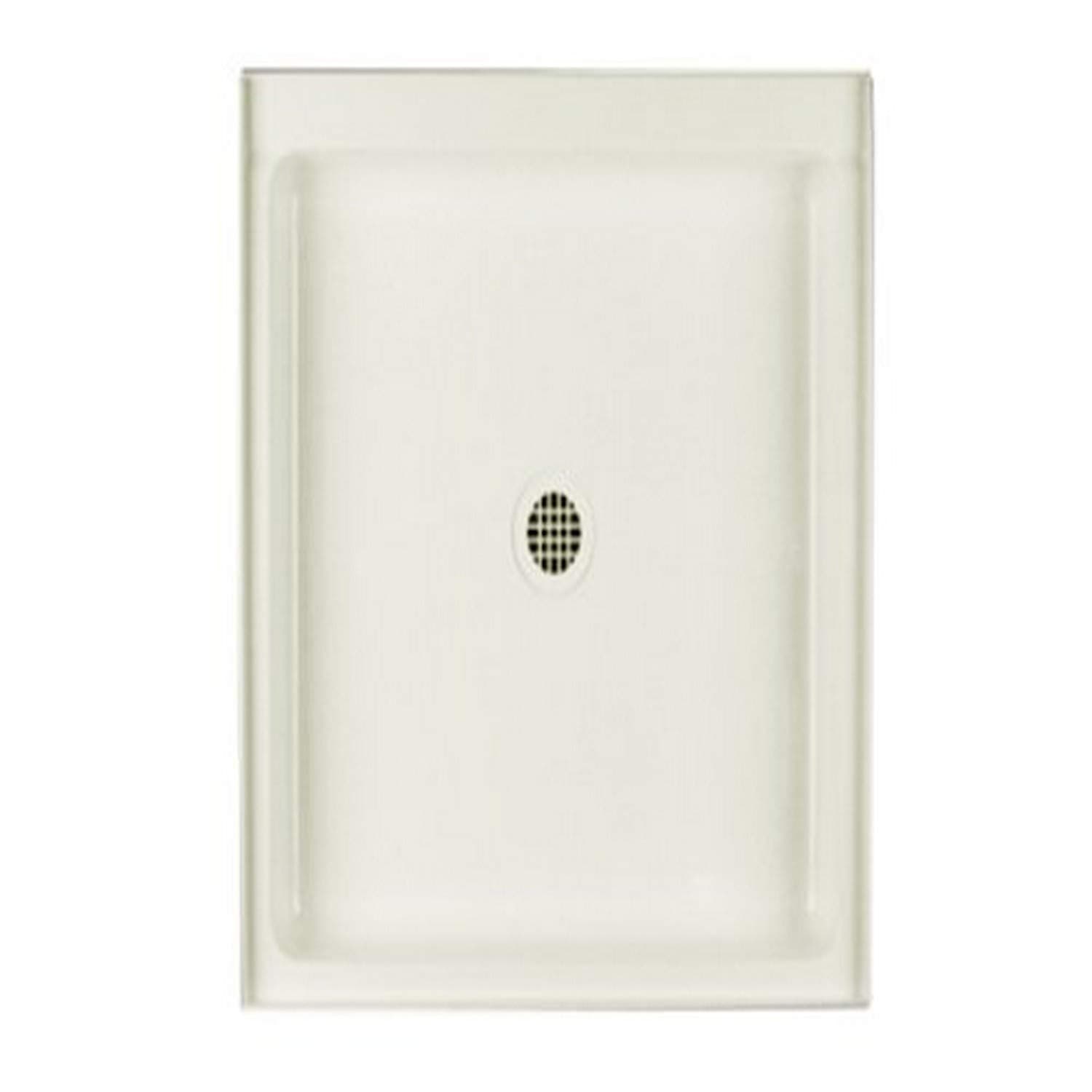 Swanstone FF03232MD.018 Veritek Center Drain Shower Base, 32-in L X 32-in H X 5.5-in H, Bisque