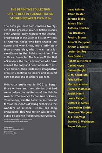 The Science Fiction Hall of Fame, Vol. 1: 1929-1964