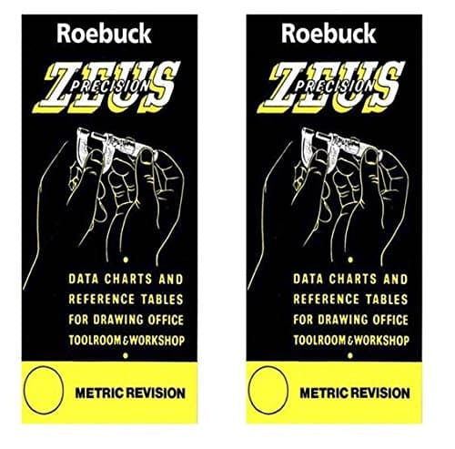 2 x deal - Zeus Precision Data Charts & Reference Tables - Metric Revision, supplied by Link Industry Ltd/Knife-Point