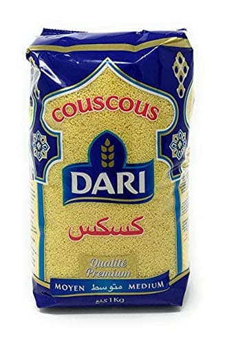 Medium Moroccan Couscous 1kg, 2.2lb, Pack of 3