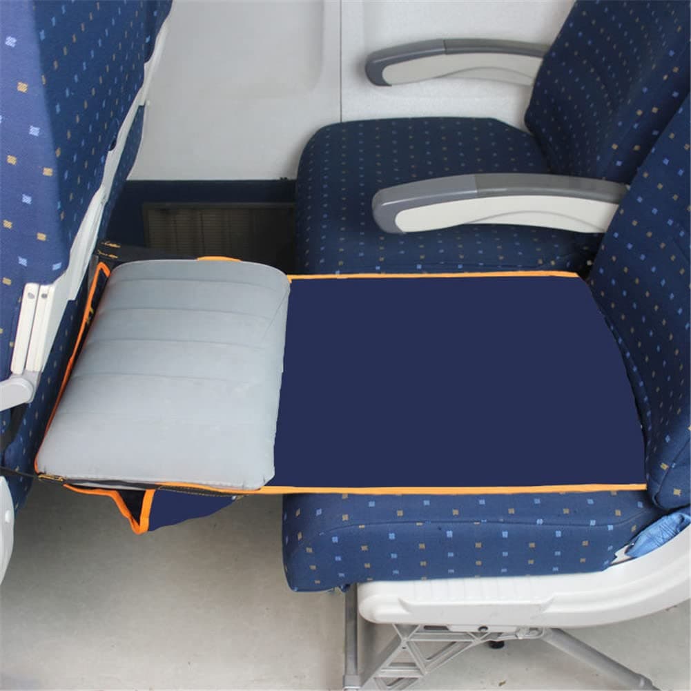 Exception Airplane Footrest Hammock, Portable Travel Footrest, Adjustable Height Flight Carry-On Foot Rest Hammock
