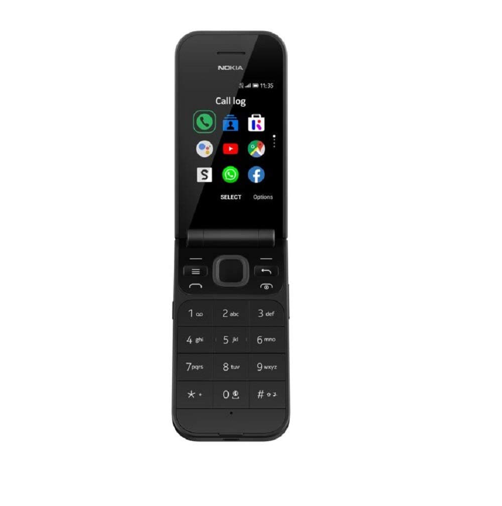 Nokia 2720 2.8 Inch 4G UK SIM-Free Feature Phone with Google Assistant (Single-SIM) - Black