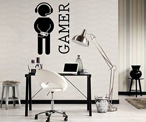 Gamepad Decal/Wall Sticker/Controller Wall Decal/Game Room Decor/Play Room Decor/Hardcore Gamer/Gamer Decal/Home Decor kau 426