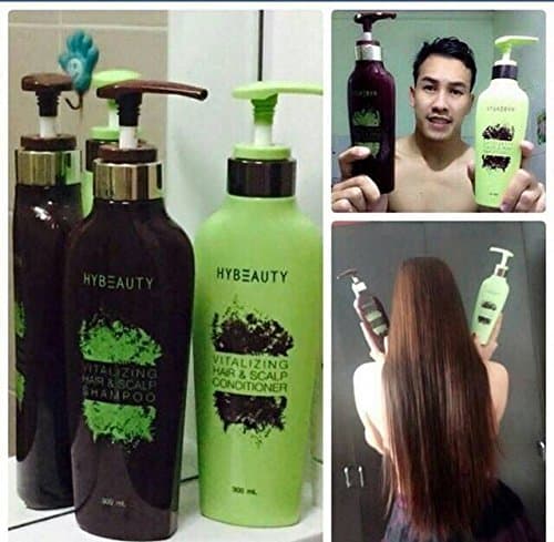 1 set of Hybeauty Vitalizing Hair & Scalp Shampoo & Conditioner 300 ml.with tracking& gift