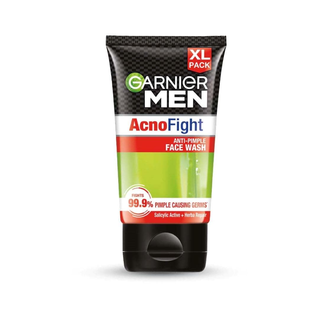 Garnier Men Acno Fight Anti-Pimple Facewash for Acne Prone Skin, 150g