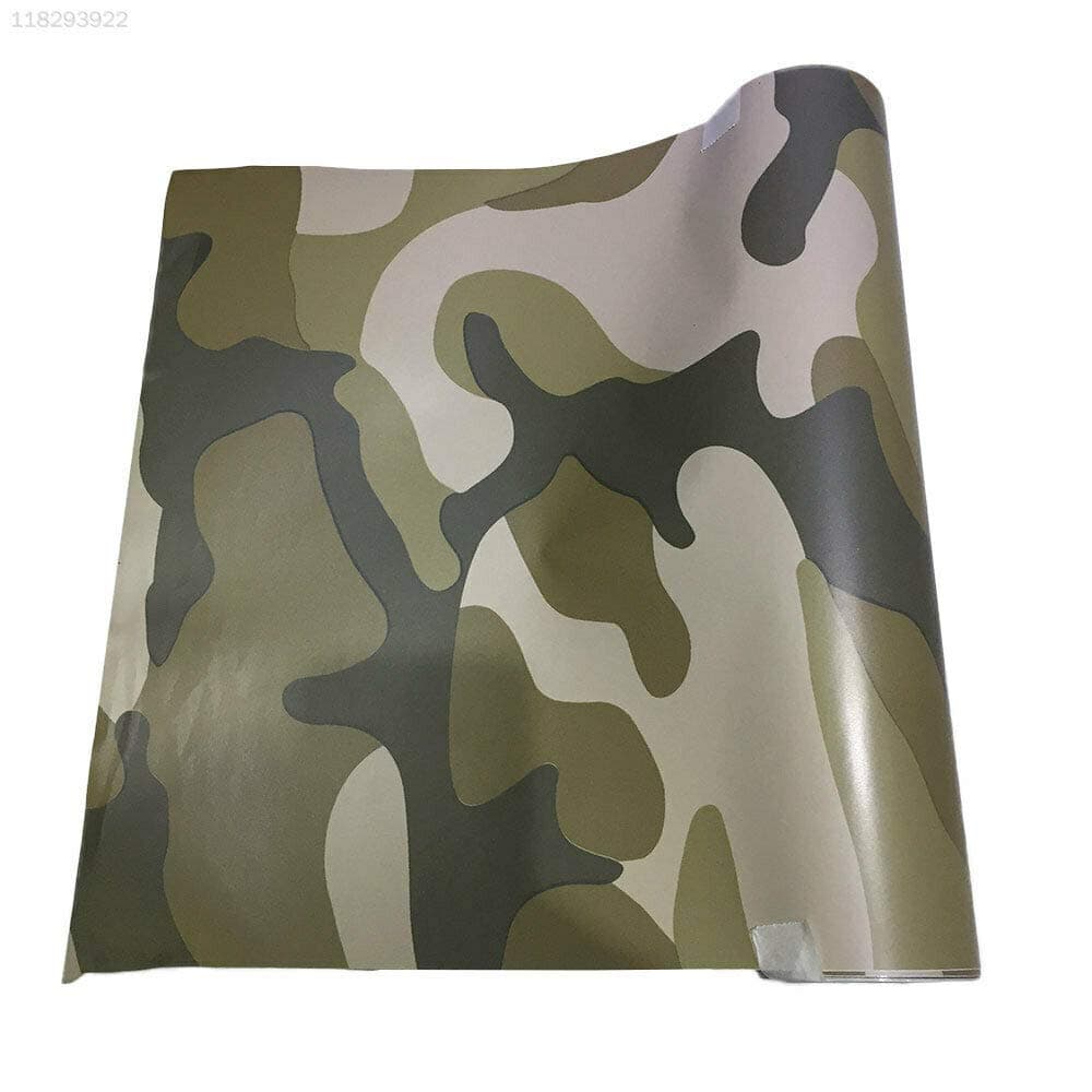 ELECTROPRIME 053A Camouflage Tawny Film Stylish Car Wrap Sheet Color Change 30x152cm
