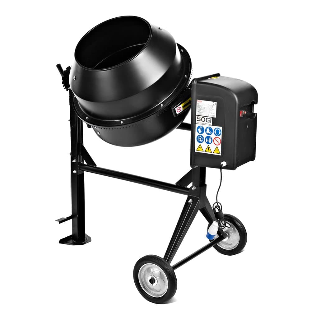 Electric Concrete Mixer 120L 550W Mixer Cement SOGI BEM-120