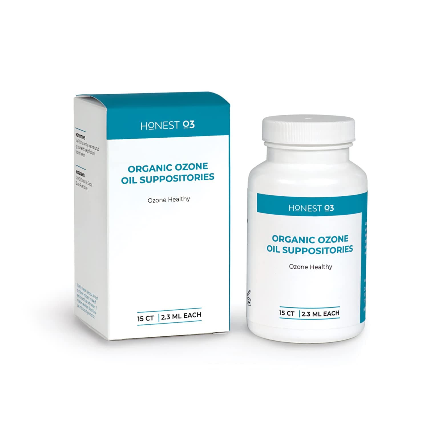 Suppositories | Ozone Oil Infused Rectal Care | Ozonated Oil to Nourish, Protect & Cleanses | 2.3 ML