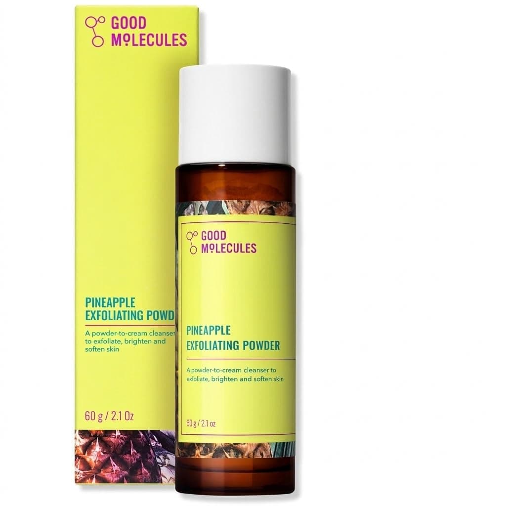 Pineapple Exfoliating Powder - Exfoliating Face Scrub with Natural Enzymes, Gentle Alcohol-Free Facial Cleanser, Skin Care for Face