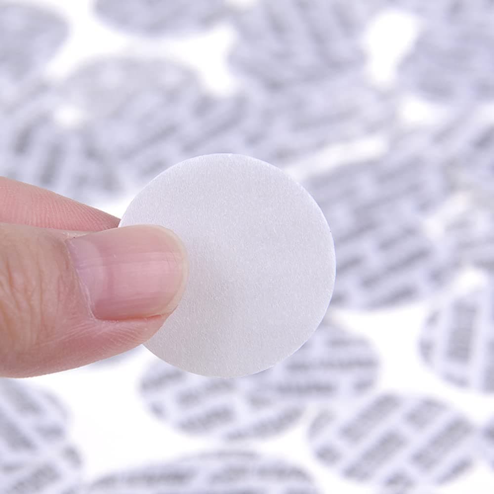 VASANA 100Pcs 3.5cm Foam Lid Liners Pressure Sensitive Gasket Seals Bottle Jar Lid Cap Liner Foam Safety Tamper Resistant Seals Sealing for Your Protection