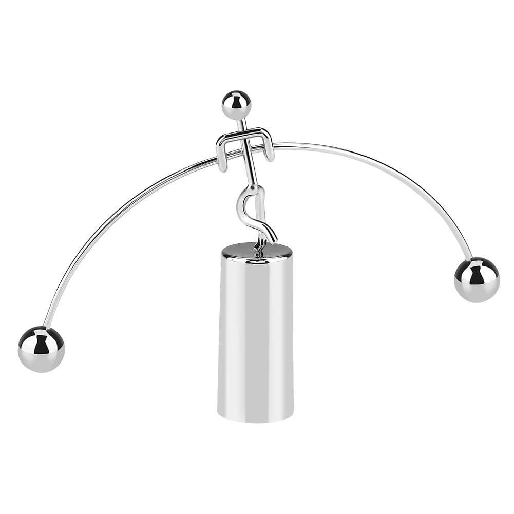 Fdit Mini Newton's Cradle Toy Balance Ball Toy for Physics Classic Science Fun Office Desk Toy accompany your child's Grown-Up