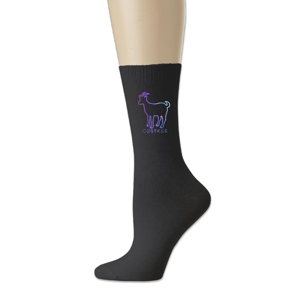 Logan Paul Team Core Members Erica Costell Goat Logo Cotton Socks Cute Lamb4 Black One Size