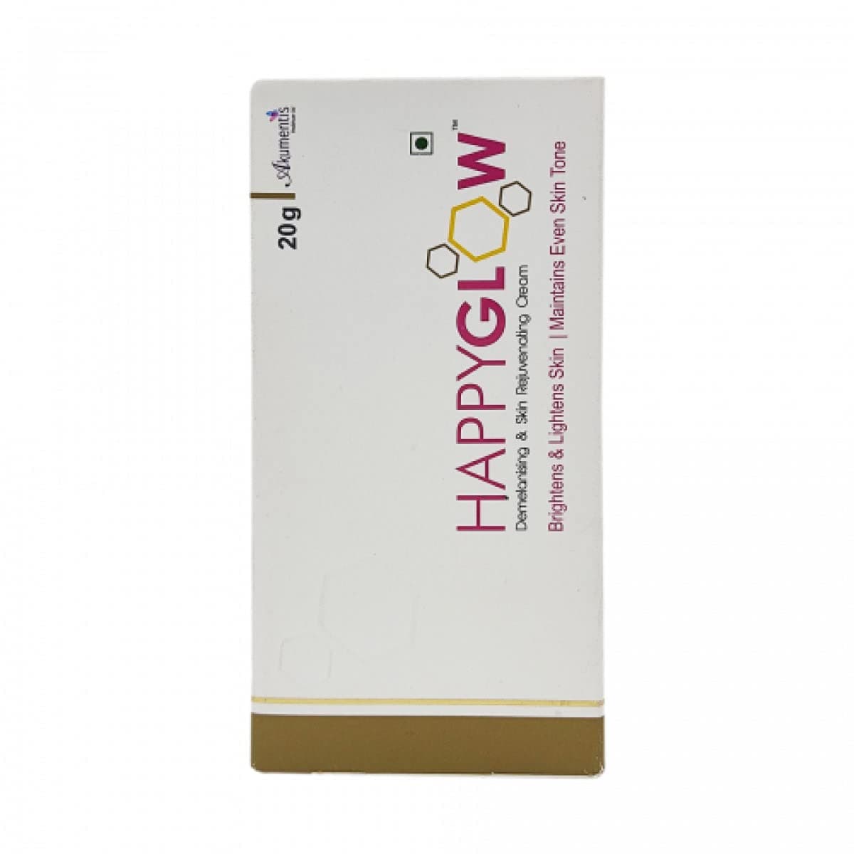 HappyGlow Brightens & Lightens Skin Cream 20gm