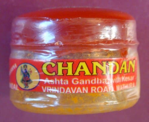 PURE SANDALWOOD (CHANDAN POWDER) WITH ASHTA GANDHA AND KESAR