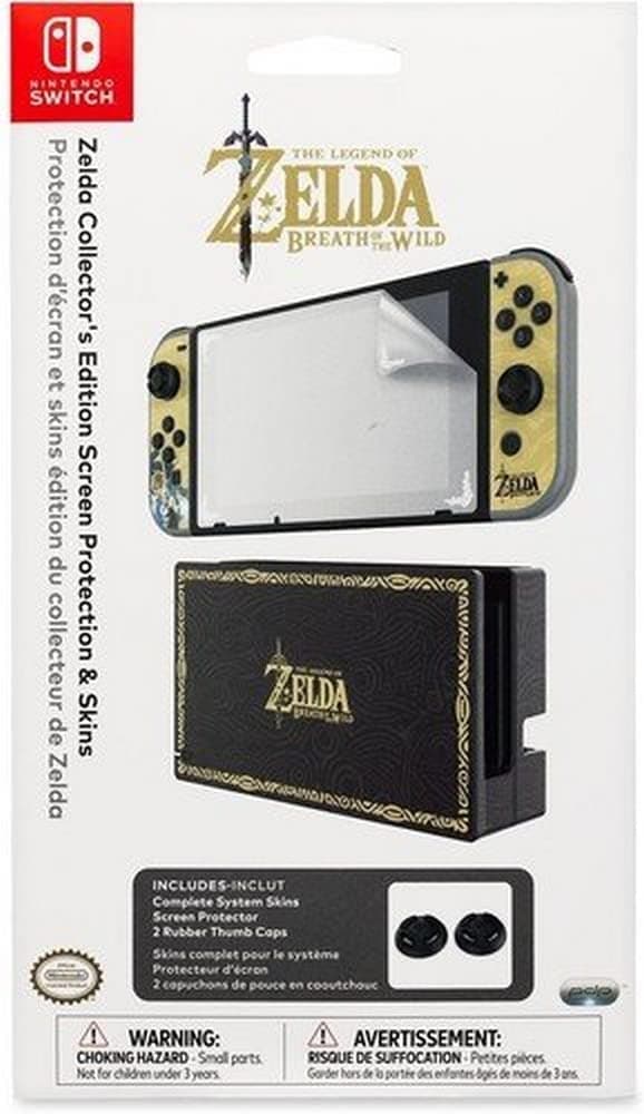 Nintendo Switch Zelda Collector's Edition Screen Protection & Skins by PDP