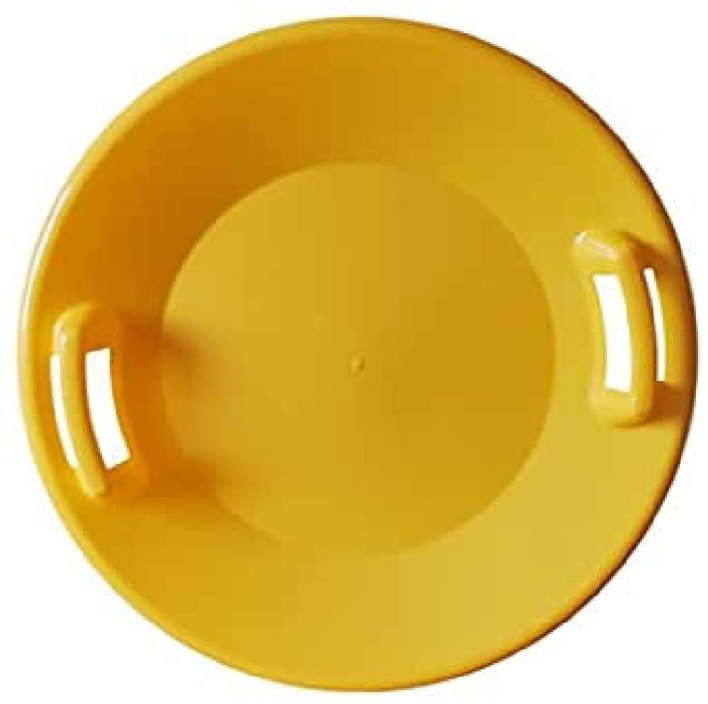 Rulyt Plastic Snow Slider- Disc, Color- Yellow