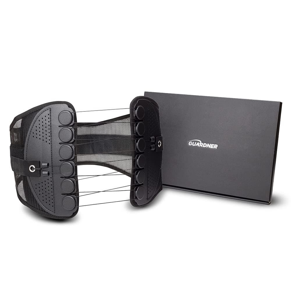 Lumbar Support Back Brace (Official) - Relief from Back Pain, Breathable Design, Lower Back Belt, Posture and Spine Support (M size, 29-33 in)