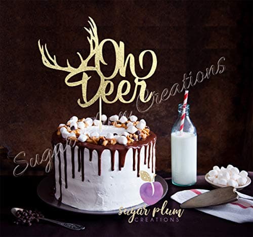 Oh Deer Baby Shower Cake topper
