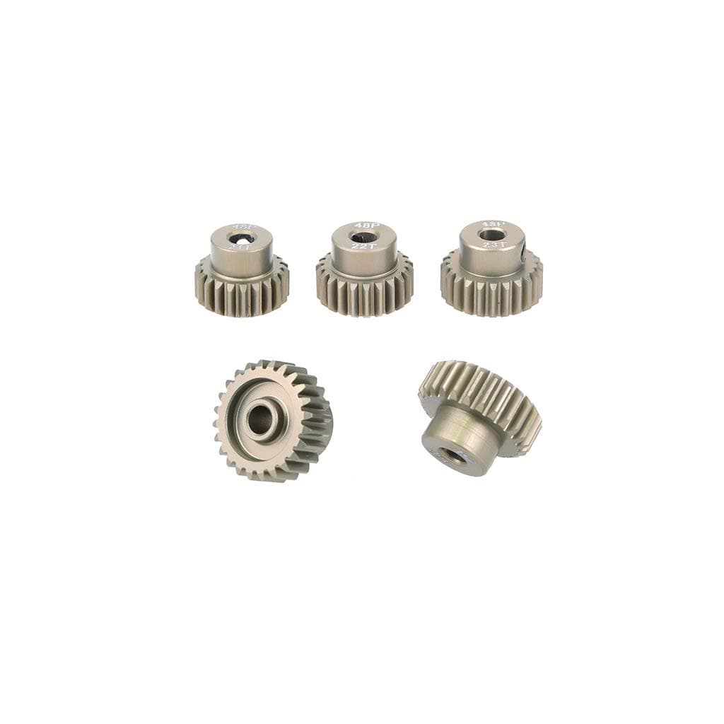 5PCS 48DP 21T 22T 23T 24T 25T Pinion Motor Gear Combo Set for 1/10 Rc Car Brushed Brushless Motor