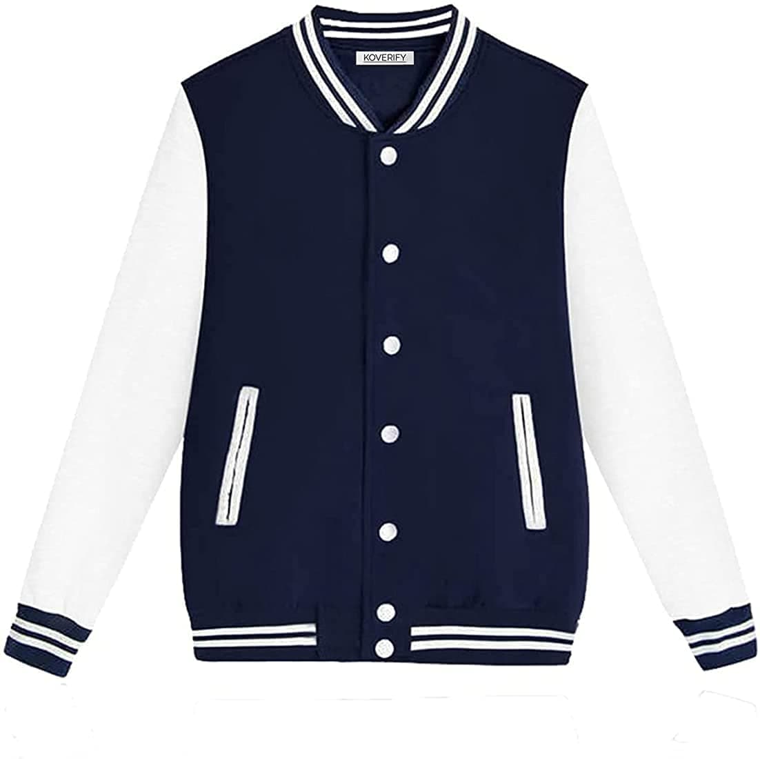 Solid unisex Varsity Jacket For men and Women/Baseball Jacket/University Jacket