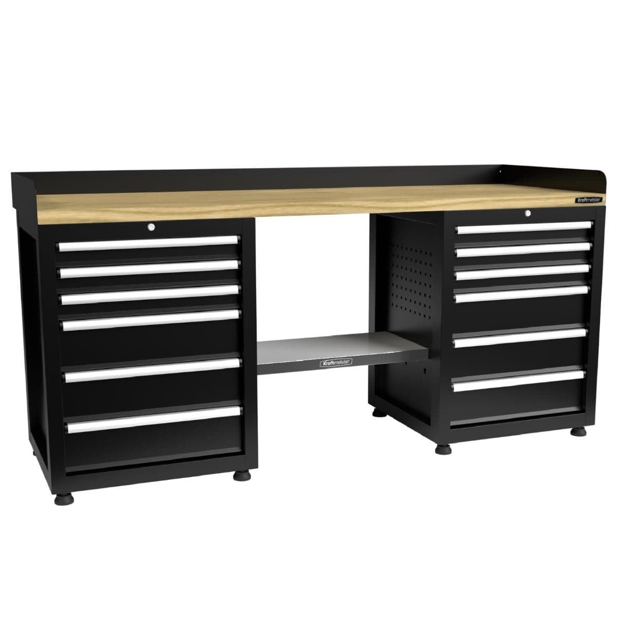 Kraftmeister workbench 200E12 Titanium- Garage storage cabinets