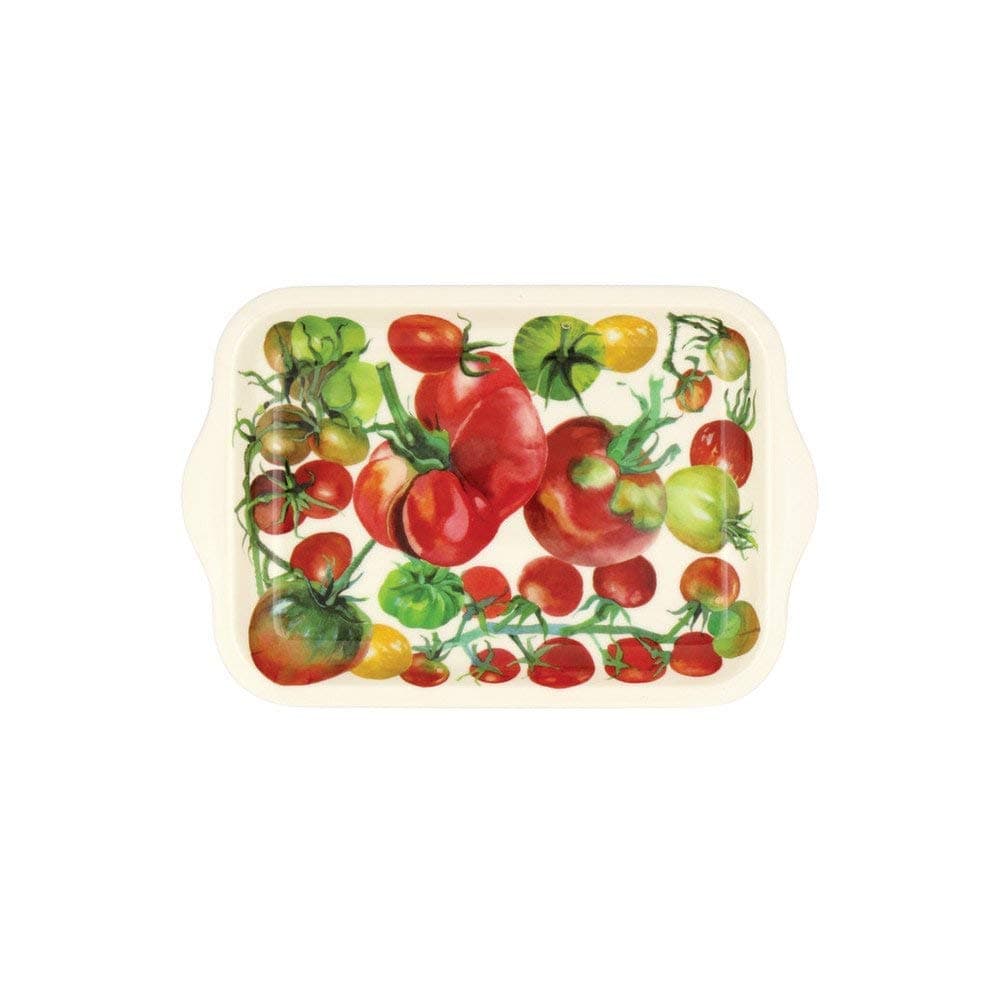 Emma Bridgewater - Small Melamine Rectangular Tray - 22 x 14.5cms - Vegetable Garden Tomatoes