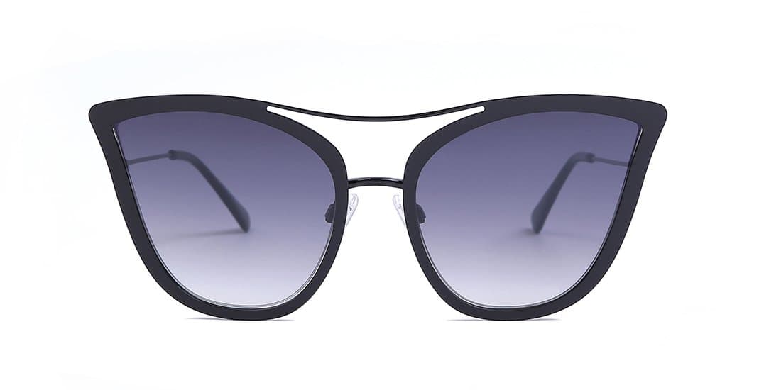 Carolina Lemke Vintage Cat Eye Sunglasses Retro Style Women Metal Eyewear. Non-Polarized, 100% UV Protection | Audry CL6616.