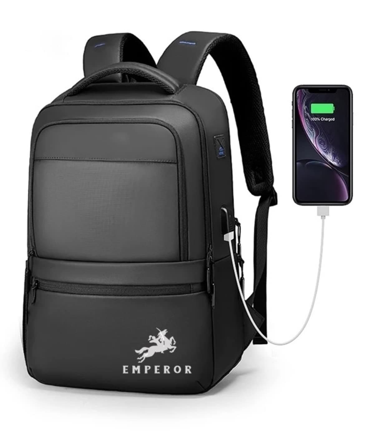 EMPEROR® Anti-Theft Bagkpack With USB Charging Port Laptop bag/Office bag/College bag/Travel bag with Anti -Theft back pocket (LEGEND)