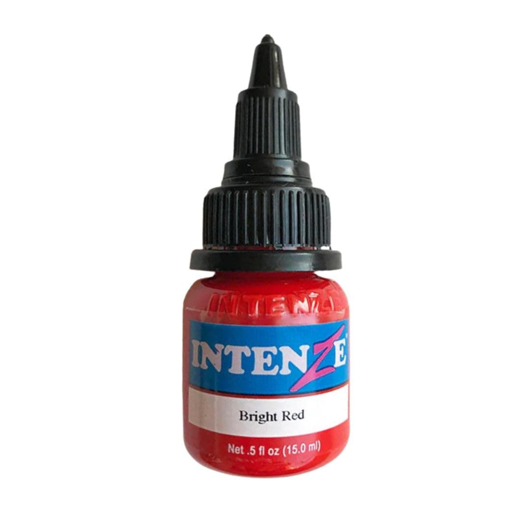 Intenze Tattoo Ink - Bright Red- 1/2oz Bottle