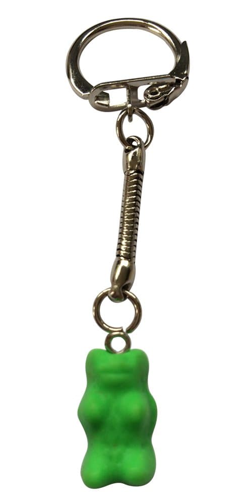 Green Gummy Bear Sweet Shop Keyring