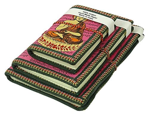 Urbankrafted Lord Ganesha Handmade Beautiful Diary, Recycled Paper Diary, Hindu Deity, Blank Journals, Indian Journals