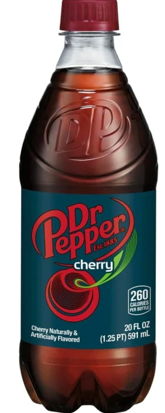 B4Y Dr. Pepper Cherry, 20 Oz Bottle - 16 Pack