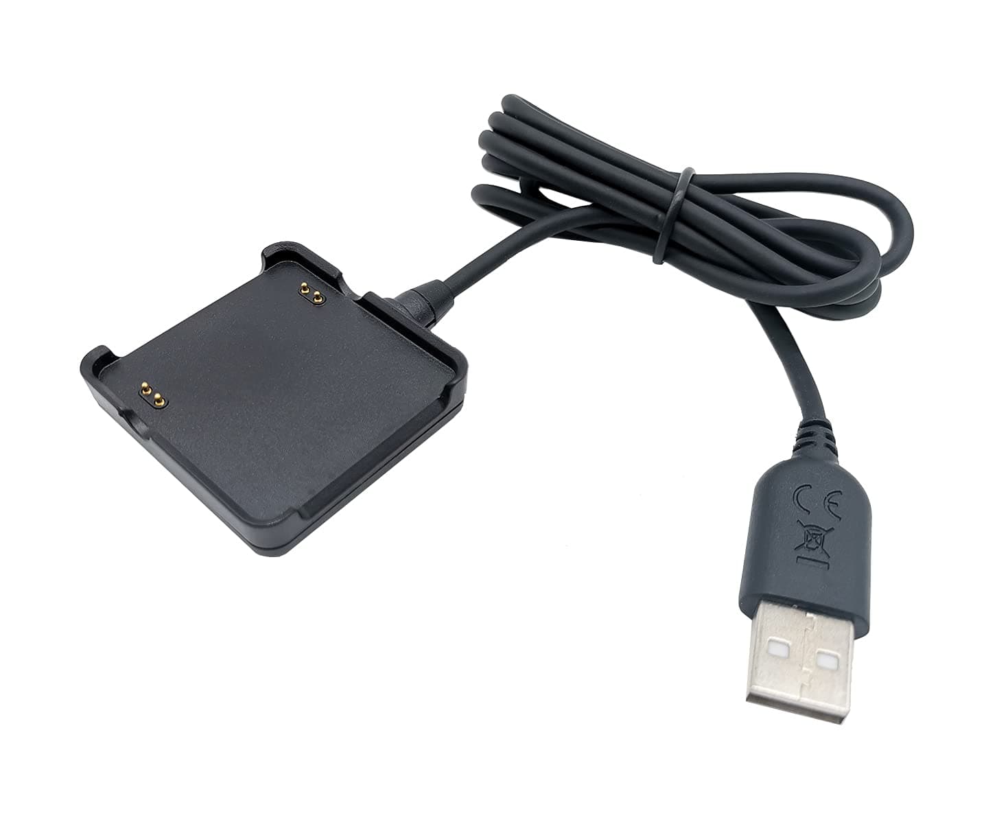 for Garmin Vivoactive Charging Cable Dock Accessories, Magnetic Force Strengthened (Black)