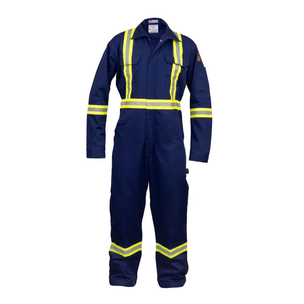 Flame Resistant FR High Visibility Hi Vis Coverall