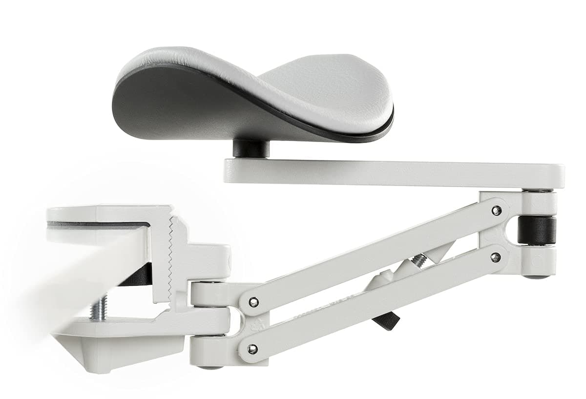 ErgoRest 30013 Articulating Arm Support - White - Standard Arm (14.25"), Standard Pad (5.125")