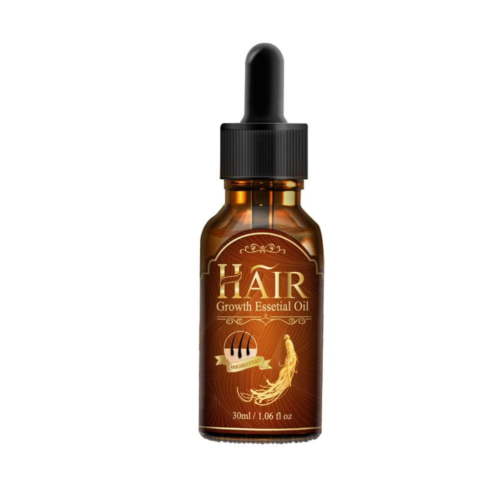 Bestidy Hair Growth Essential Oil Fleeceflower Root Ginger Extract Hair Care Serum Stops Hair Loss Promotes Hair Regrowth Topical Treatment for Thinning Hair for Women & Men