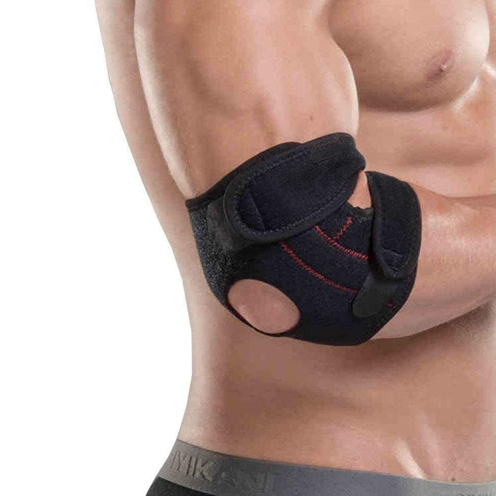 Elbow Brace Adjustable Breathable Neoprene Elbow Support Arm Wrap Strap 1 Pack