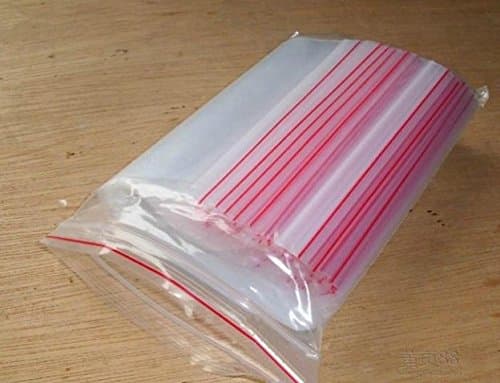 Fendii eclosable Poly Zipper Plastic Sealing Bags Clear Ziplock 4x6cm