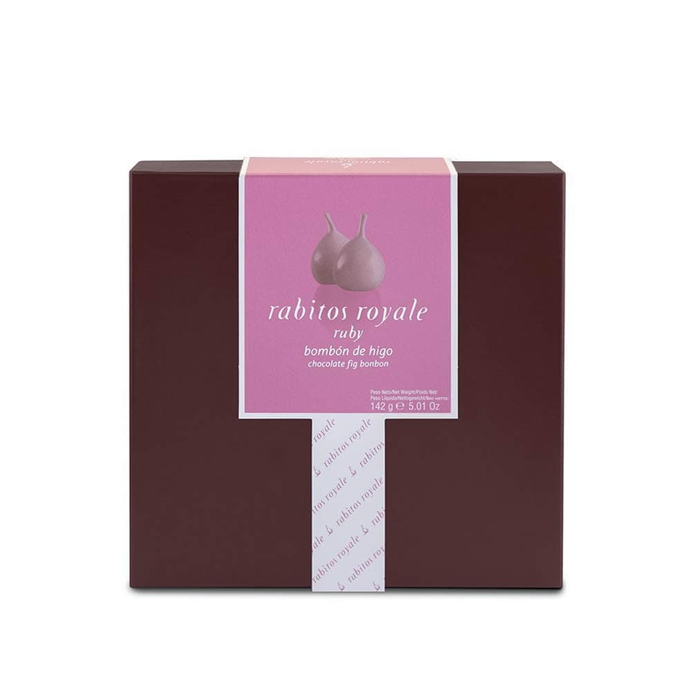 8 Piece Ruby Chocolate Covered Fig Bonbons Gift Box (5oz / 142g)