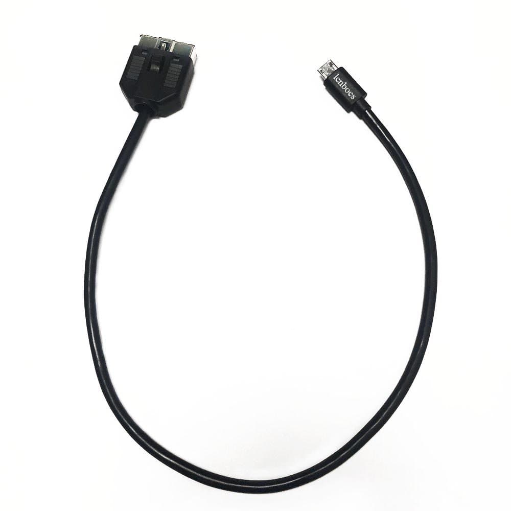 lenboes Car Audio Jack AUX Adapter to Micro USB Charger Cable Connects for Samsung Huawei Sony LG Android Devices for Land Rover Discovery Range Rover Range Rover Sport, Jaguar XF XJ XK