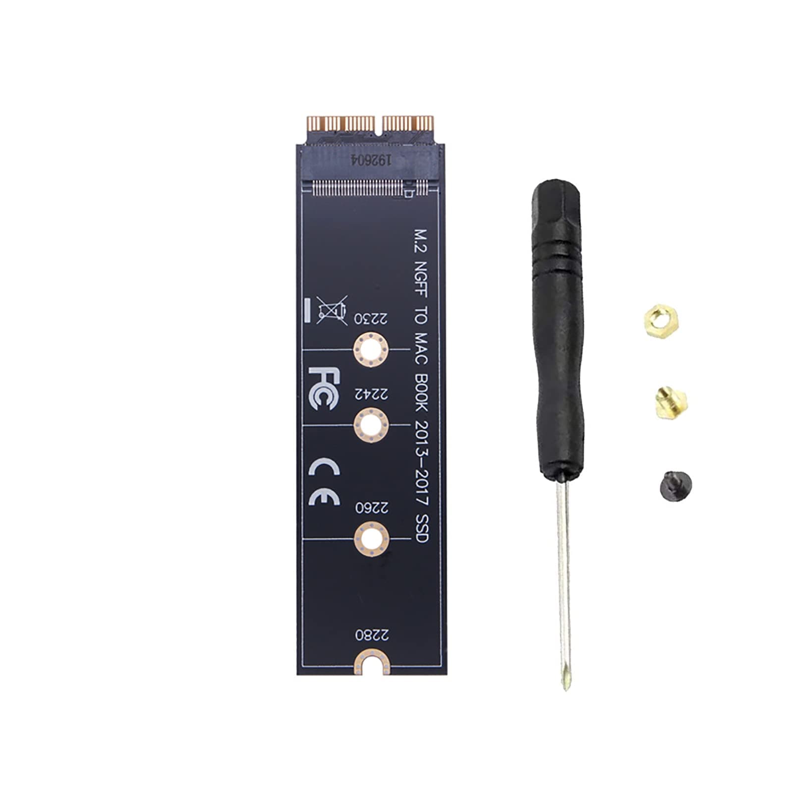 M2 MacBook Air Adapter Nvme Pcie Adapter NVME/AHCI SSD Upgraded Kit for Upgrade MacBook Pro 2013-2015 MacBook Air 2013-2017