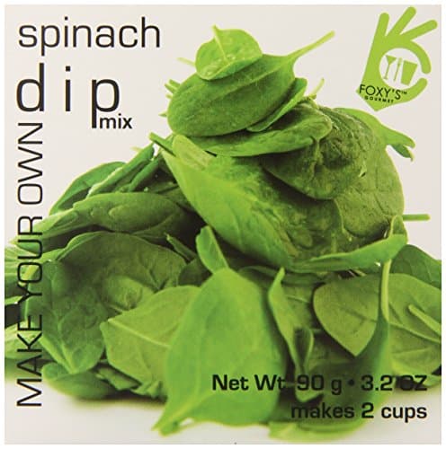 Foxy Gourmet Spinach Dip Mix, 3.17-Ounce Boxes (Pack of 4)