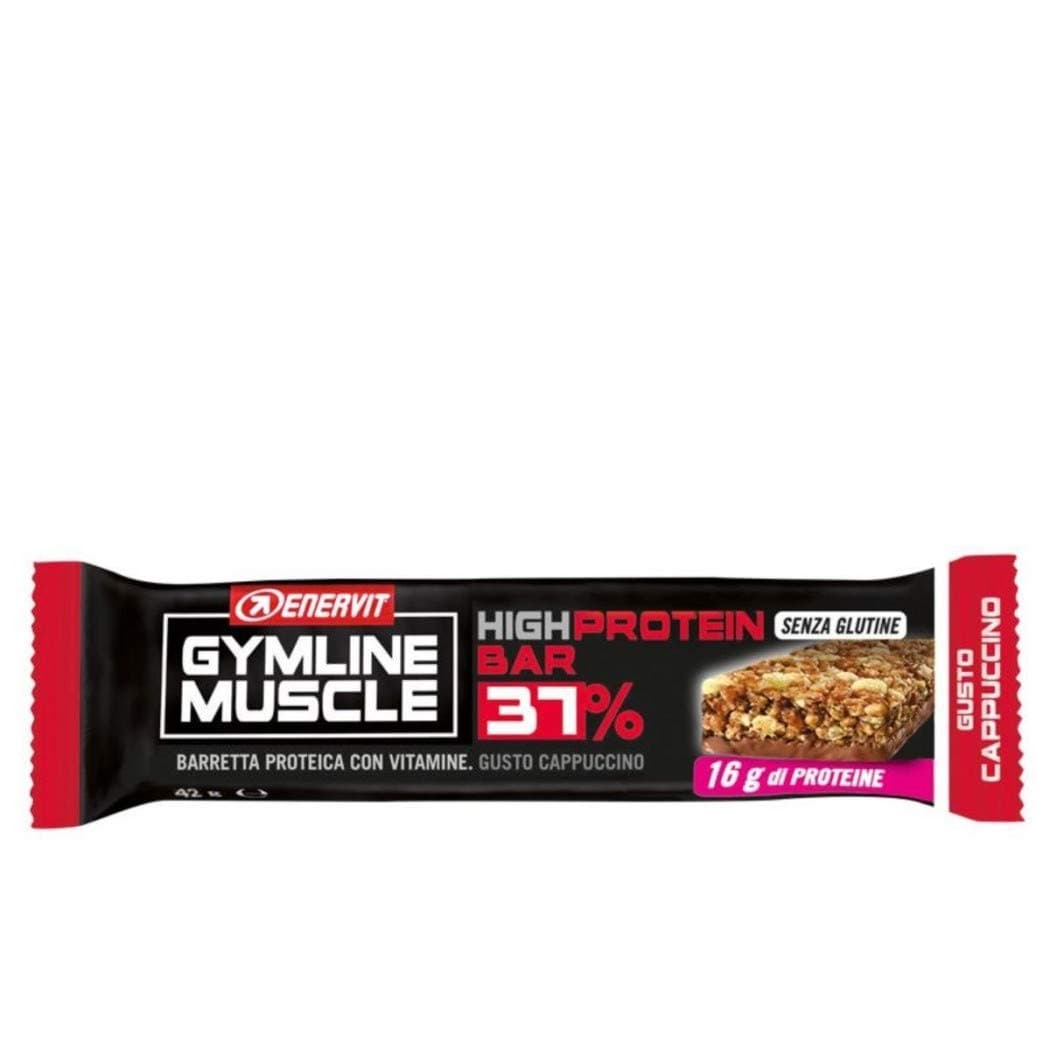 Gymline Muscle Protein Bar 37% Cappuccino Protein Gluten Free 42g